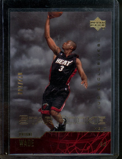 2003 Upper Deck Dwayne Wade Rookie Stars /100 Heat - Trading Card Market