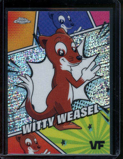 2025 Topps Chrome VeeFriends Witty Weasel Manga Speckle - Trading Card Market