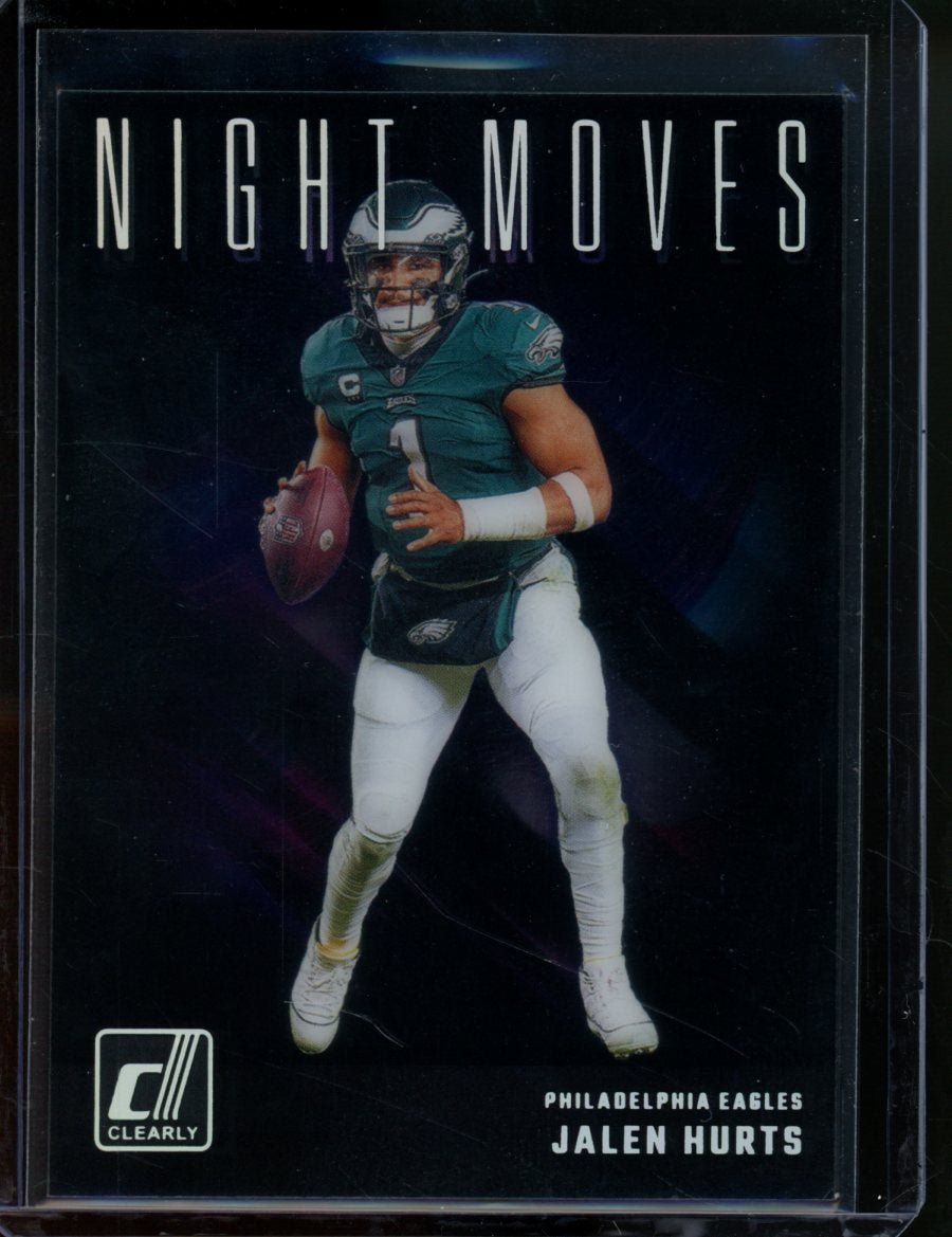 2024 Panini Donruss Clearly Jalen Hurts Night Moves SSP Eagles - Trading Card Market