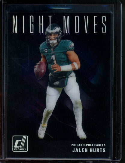 2024 Panini Donruss Clearly Jalen Hurts Night Moves SSP Eagles - Trading Card Market