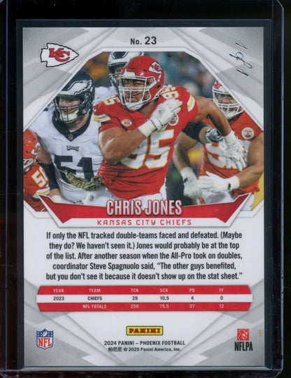2024 Panini Phoenix Chris Jones Black Pandora 1/1 Chiefs - Trading Card Market