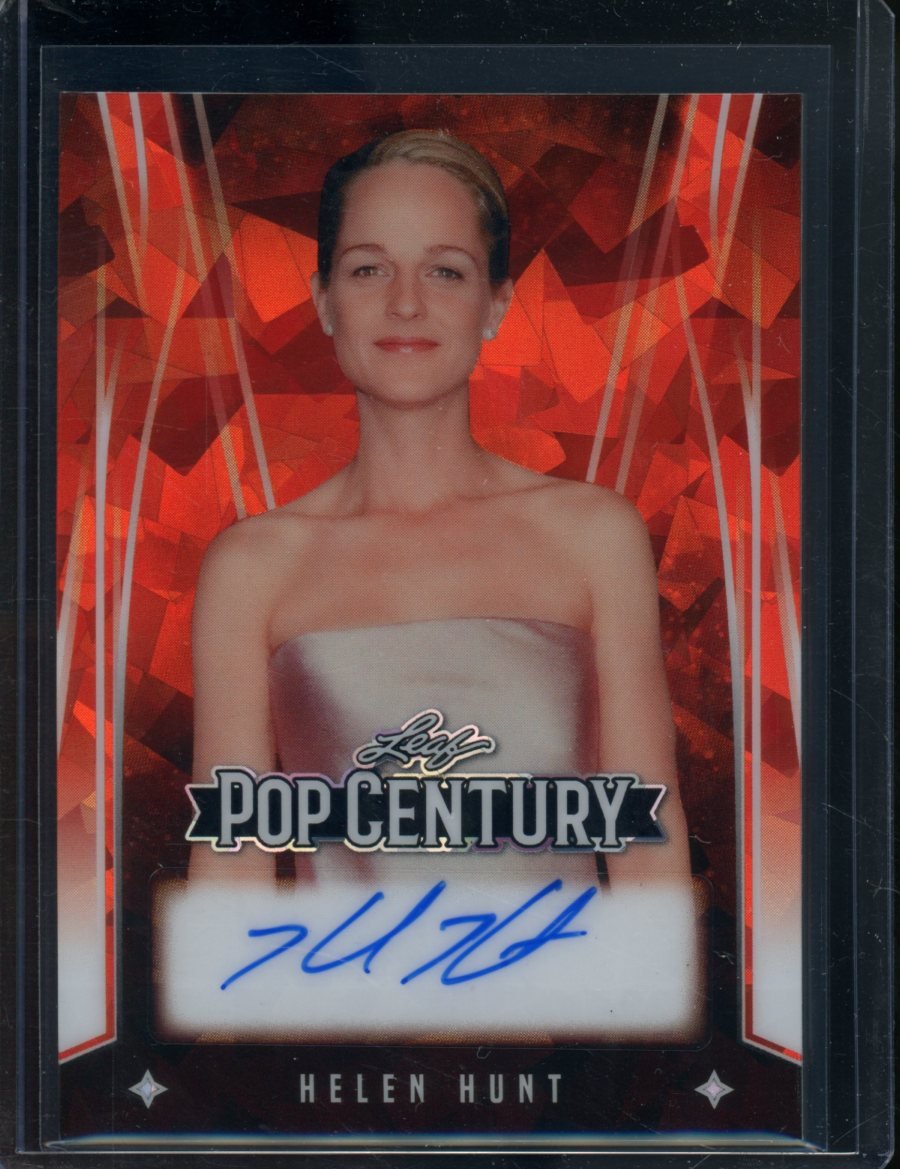 2025 Leaf Pop Century Helen Hunt Auto Red Cracked Ice /3 - Trading Card Market