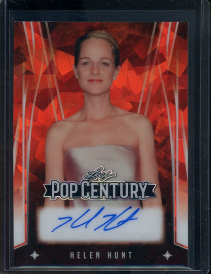 2025 Leaf Pop Century Helen Hunt Auto Red Cracked Ice /3 - Trading Card Market
