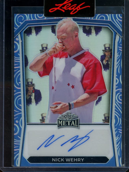 2024 Leaf Independence Day Nick Wehry Auto Uncle Sam 1/1 - Trading Card Market