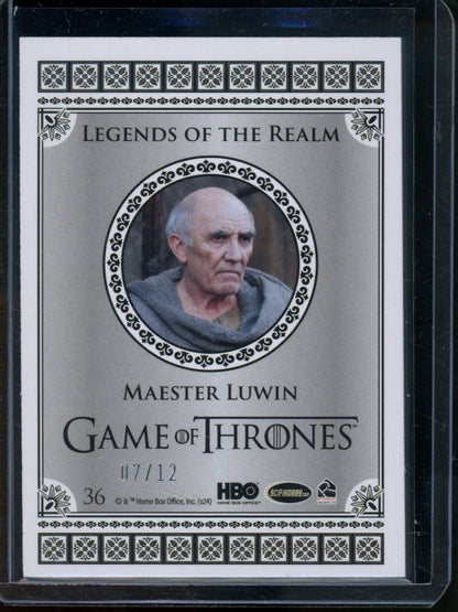 2024 Rittenhouse Game Of Thrones Maester Luwin Teal /12 - Trading Card Market