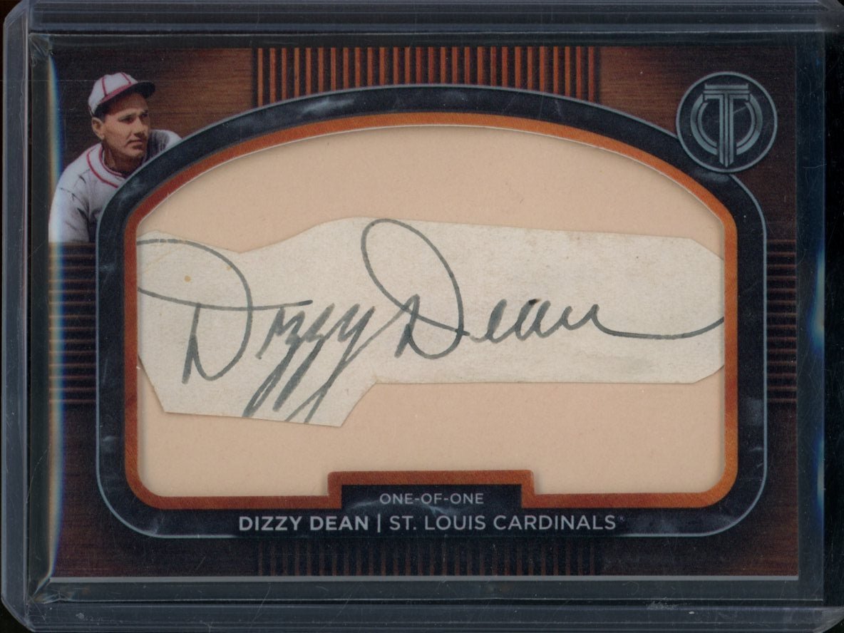 2025 Topps Tribute Dizzy Dean Cooperstown Cut Auto 1/1 Cardinals - Trading Card Market