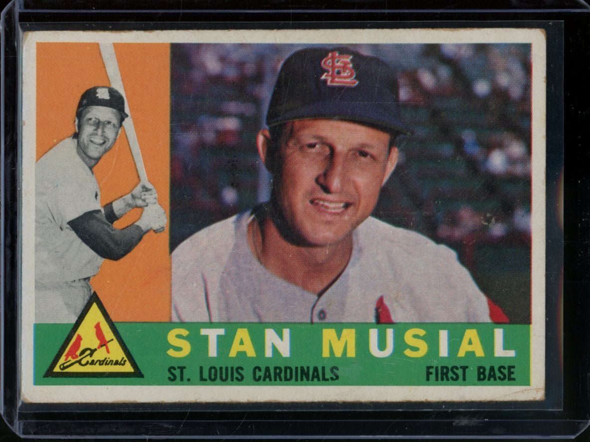1960 Topps Stan Musial 250 Cardinals - Trading Card Market