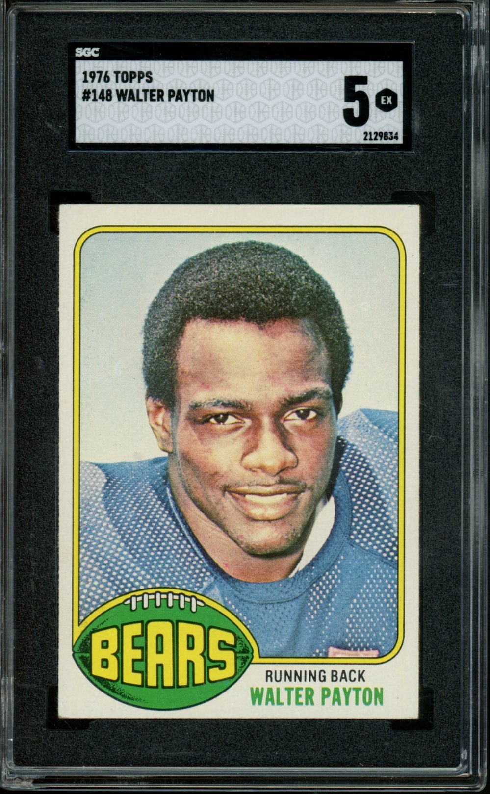1976 Topps Walter Payton Rookie 148 SGC 5 Bears - Trading Card Market