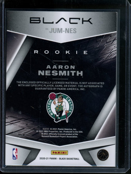 2020 Panini Black Aaron Nesmith Rookie Patch Auto /20 Celtics - Trading Card Market