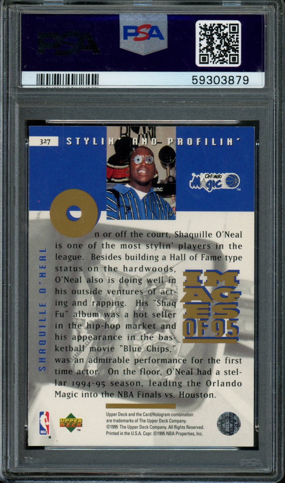 1995 Upper Deck Shaquille O'Neal Electric Court PSA 9 Magic - Trading Card Market