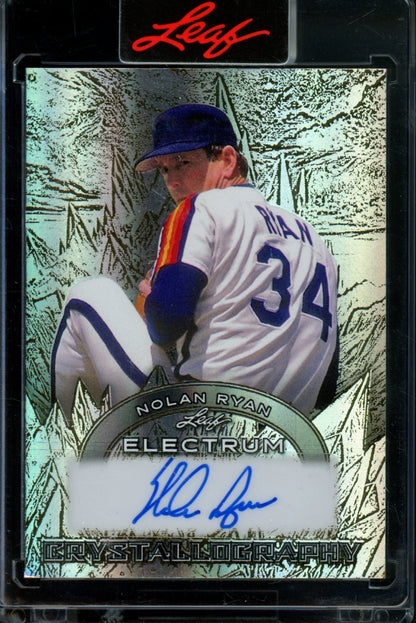 2024 Leaf Electrum Nolan Ryan Crystallography Auto Gold 1/1 Astros - Trading Card Market