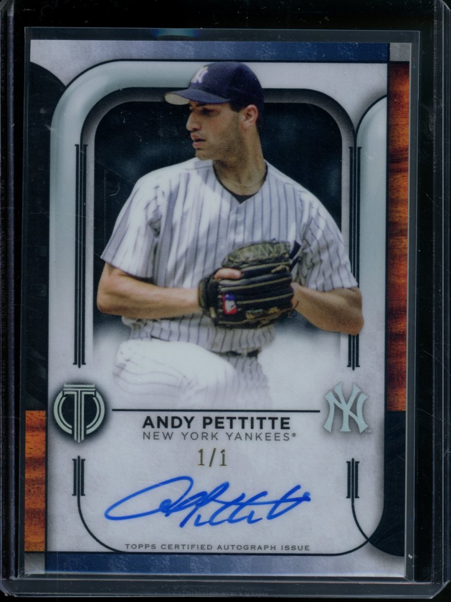 2022 Topps Tribute Andy Pettitte Auto 1/1 Yankees - Trading Card Market