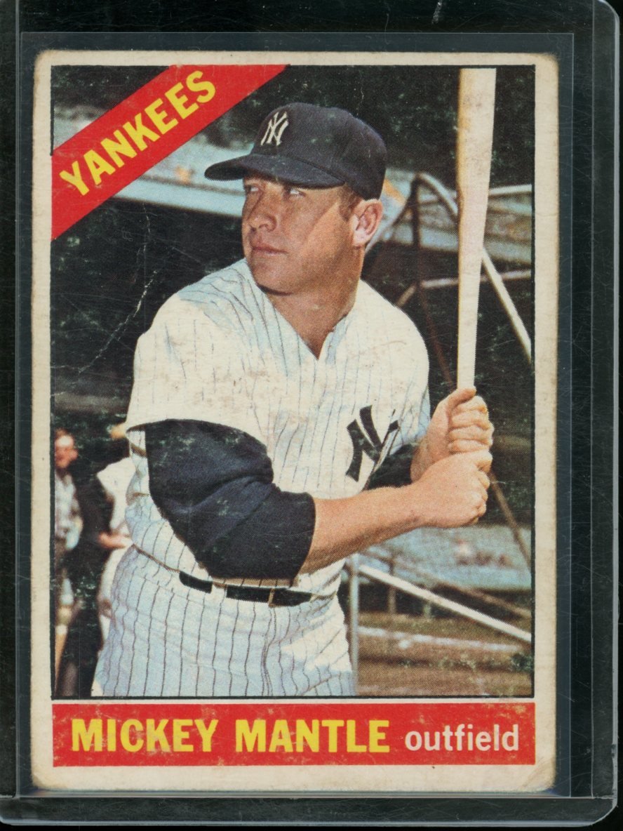 1966 Topps Mickey Mantle 50 Yankees - Trading Card Market