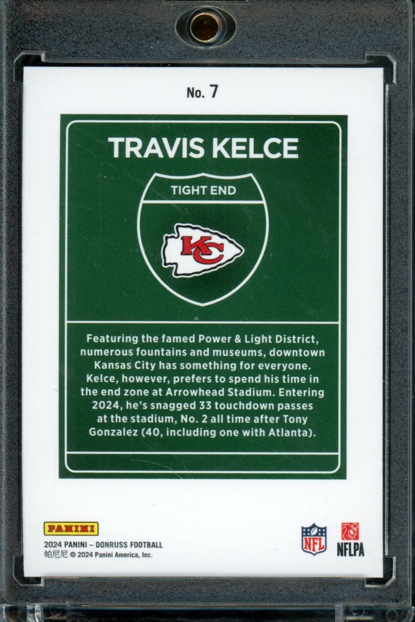 2024 Panini Donruss Travis Kelce Downtown SSP Chiefs - Trading Card Market