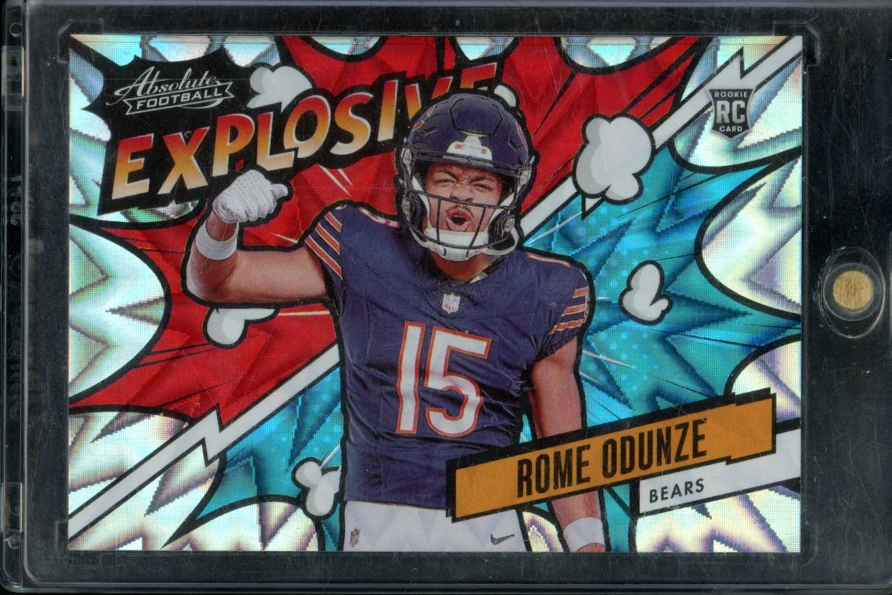 2024 Panini Absolute Rome Odunze Explosive Rookie SSP Bears - Trading Card Market