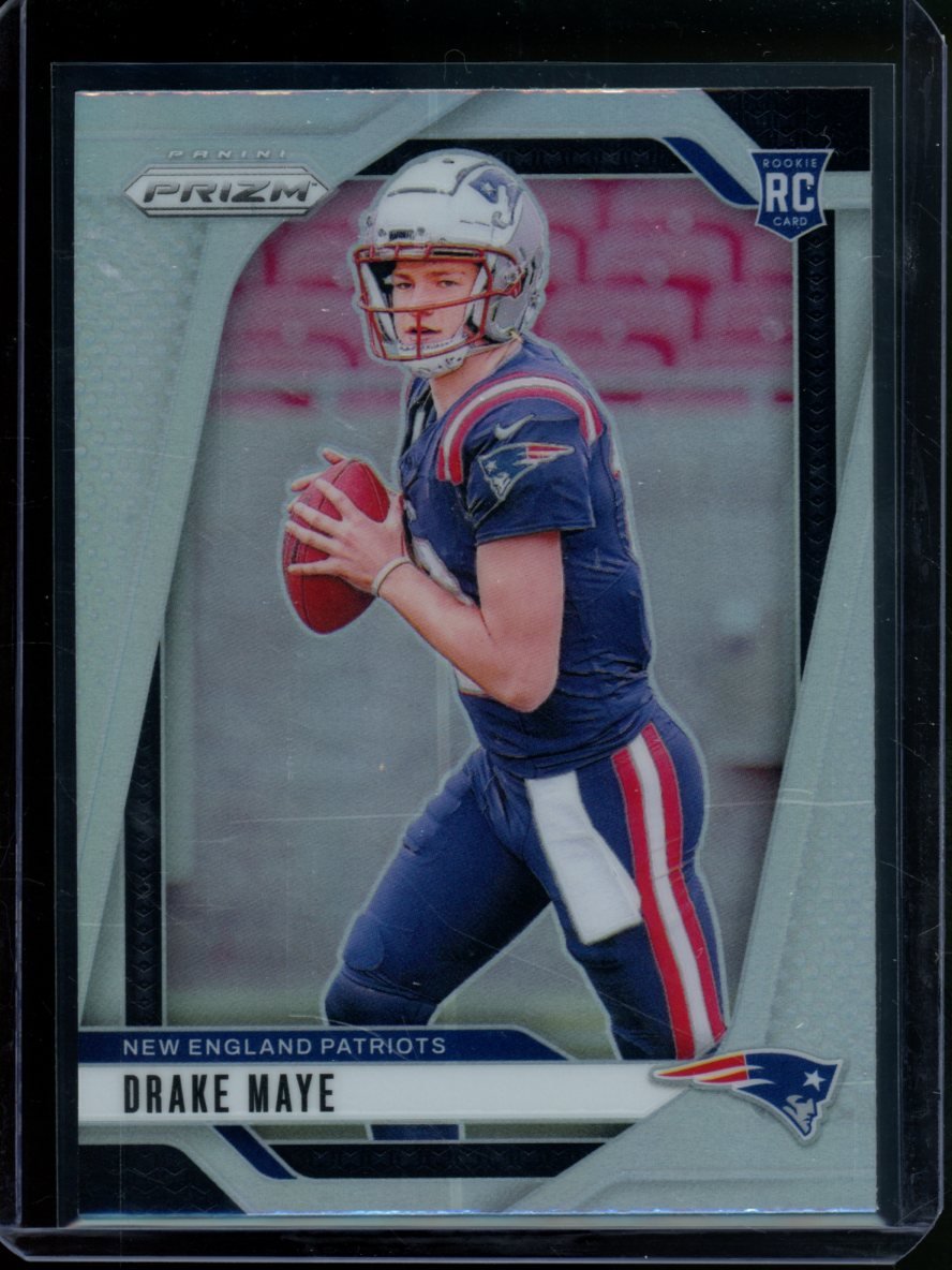 2024 Panini Prizm Drake Maye Rookie Silver Patriots - Trading Card Market