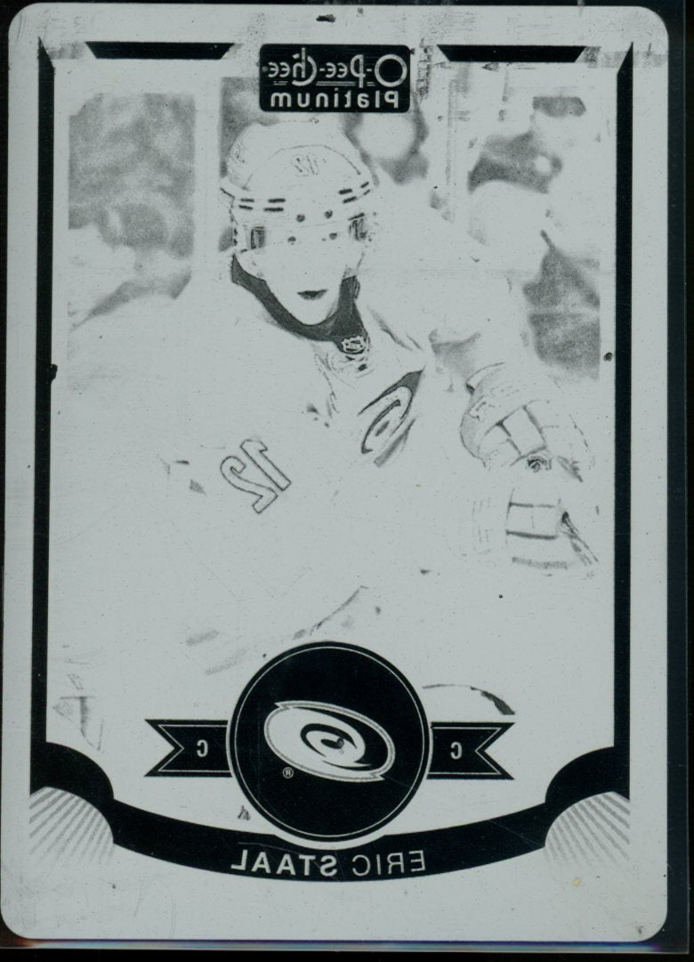 2016 Upper Deck O - Pee - Chee Platinum Eric Staal Printing Plate 1/1 Hurricanes - Trading Card Market