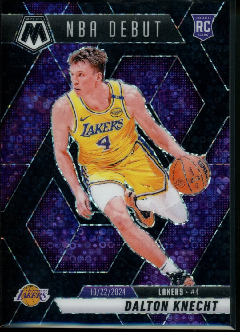 2025 Panini Mosaic Dalton Knecht Rookie 1/1 Disco NBA Debut Lakers - Trading Card Market
