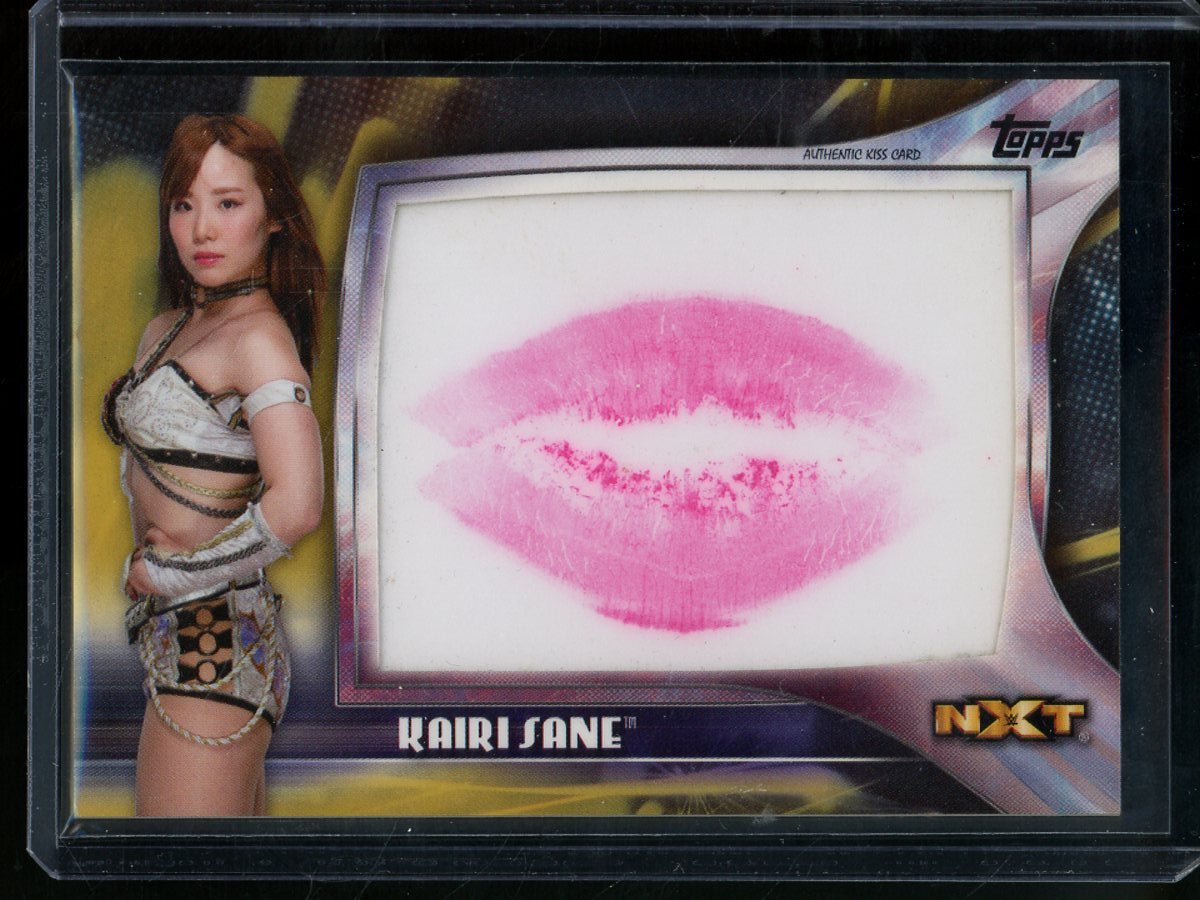 2019 Topps NXT Wrestling Kairi Sane Kiss Card Gold /10 - Trading Card Market