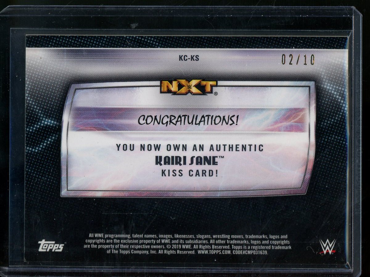 2019 Topps NXT Wrestling Kairi Sane Kiss Card Gold /10 - Trading Card Market