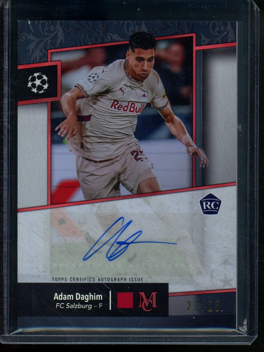2025 Topps Museum Collection Soccer Adam Daghim Rookie Autograph /25 FC Salzburg - Trading Card Market