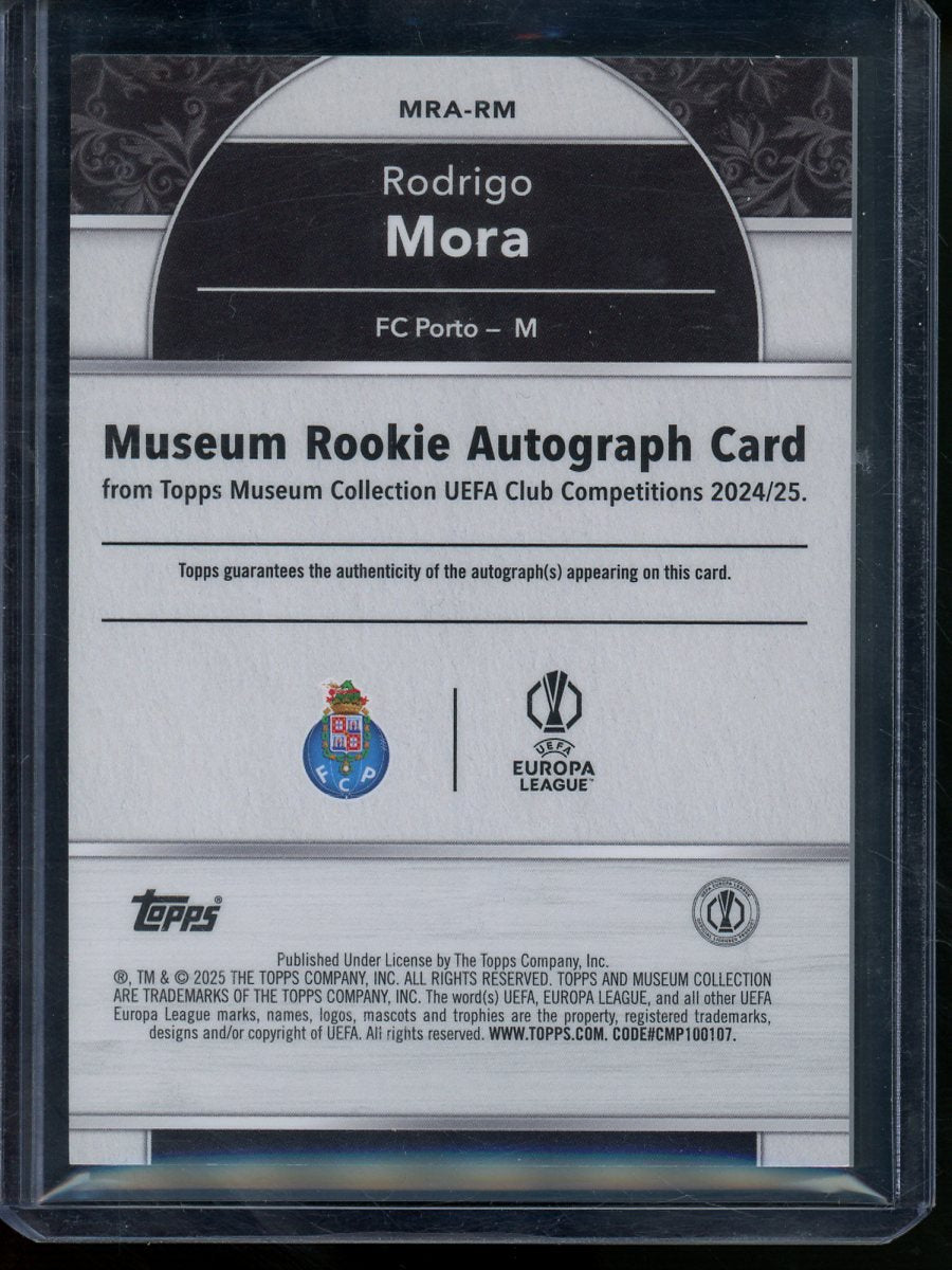 2025 Topps Museum Collection Soccer Rodrigo Mora Rookie Autograph /75 FC Porto - Trading Card Market