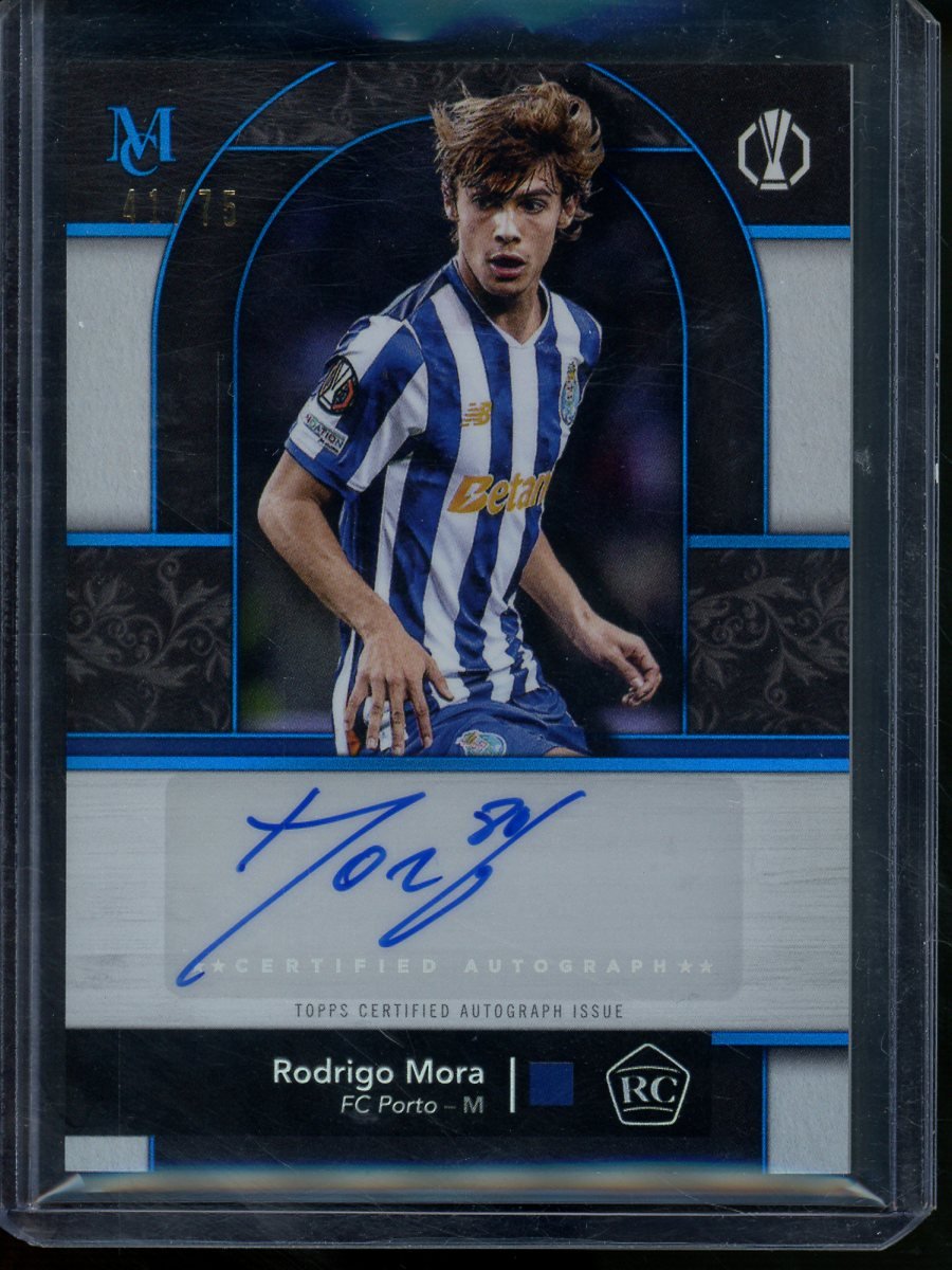 2025 Topps Museum Collection Soccer Rodrigo Mora Rookie Autograph /75 FC Porto - Trading Card Market
