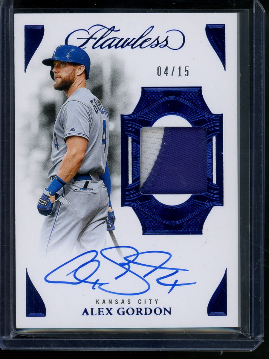 2025 Panini Flawless Baseball Alex Gordon Prime Patch Autograph /15 Royals - Trading Card Market