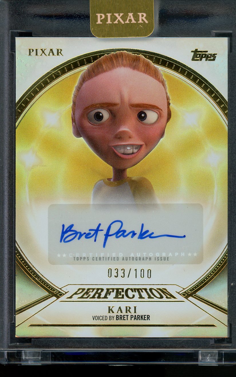2025 Topps Pixar Gold Pixar Kari Bret Parker Autograph /100 - Trading Card Market