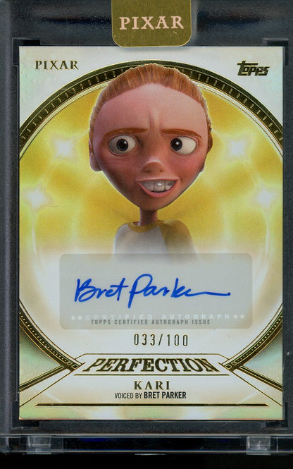 2025 Topps Pixar Gold Pixar Kari Bret Parker Autograph /100 - Trading Card Market