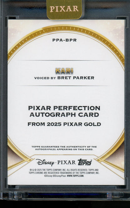2025 Topps Pixar Gold Pixar Kari Bret Parker Autograph /100 - Trading Card Market