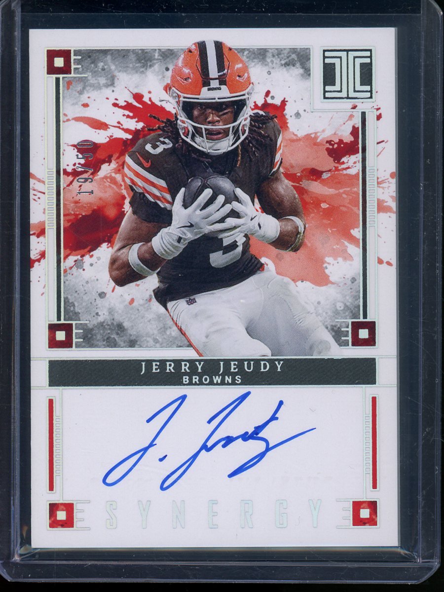 2025 Panini Impeccable Jerry Jeudy Synergy Autograph /50 Browns - Trading Card Market