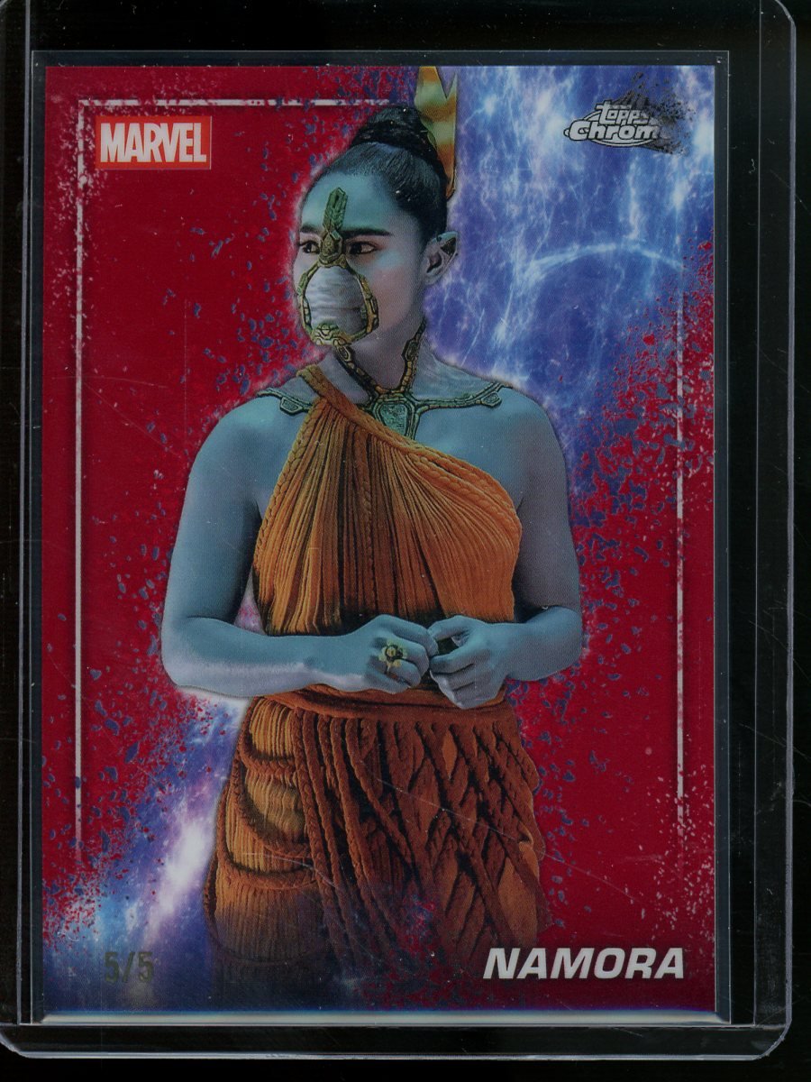 2025 Topps Chrome Namora True Red SSP /5 Wakanda - Trading Card Market