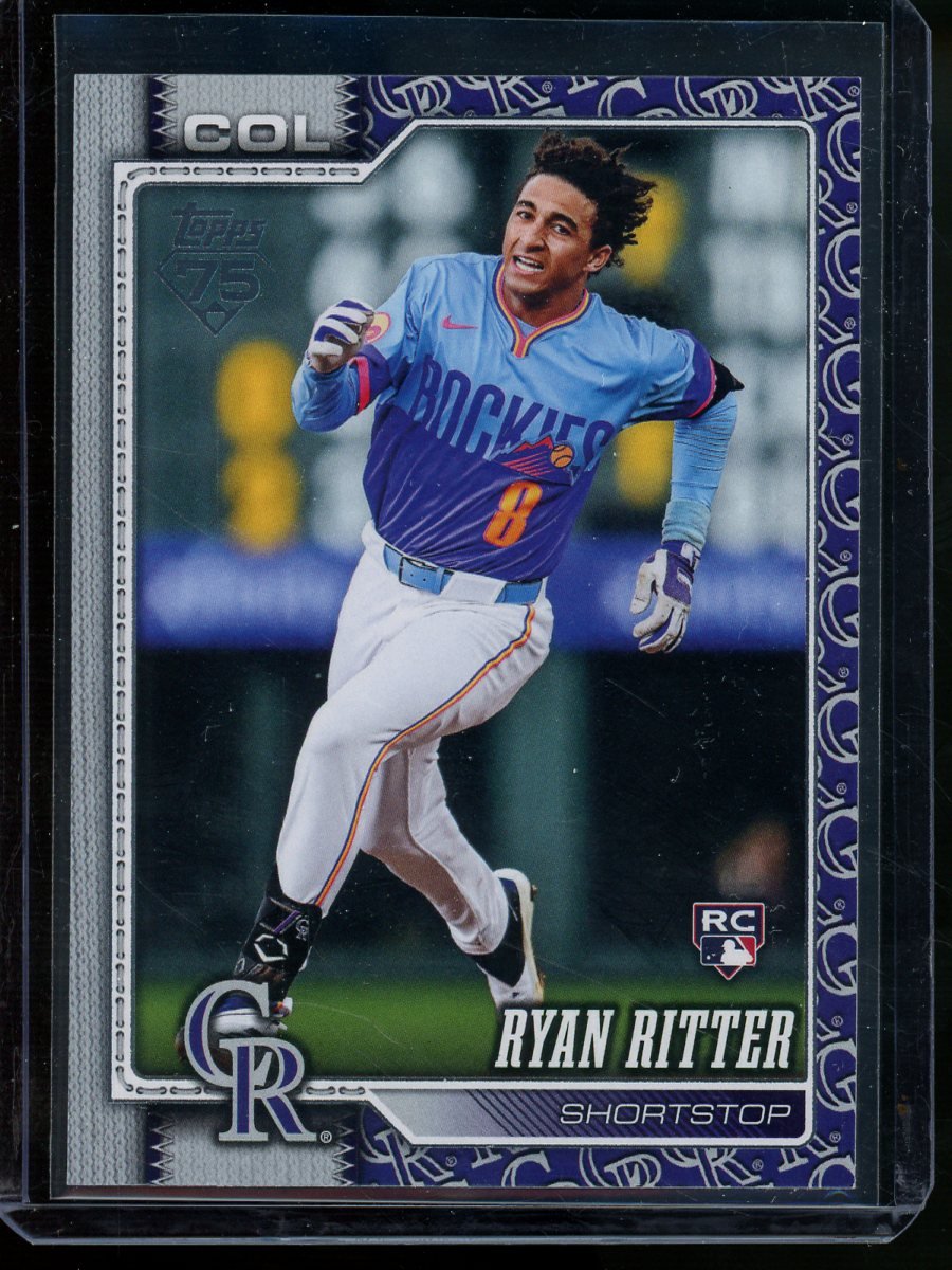 2026 Topps Series 1 Ryan Ritter Team Border Rookie SP Rockies - Trading Card Market