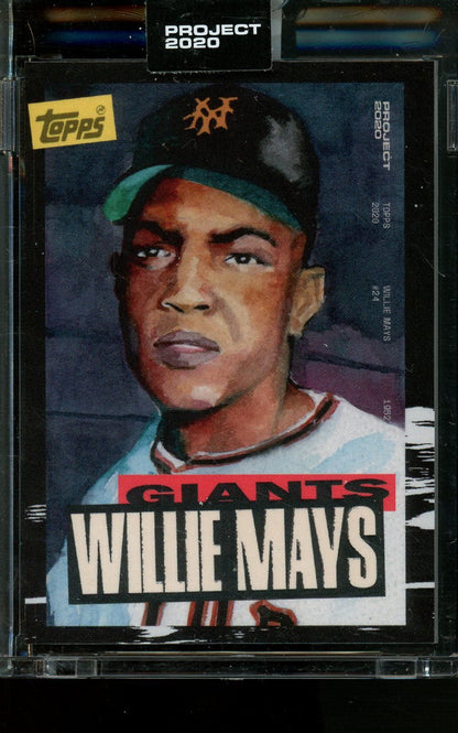 2020 Topps Project 2020 Willie Mays Jacob Rochester 101 Giants - Trading Card Market