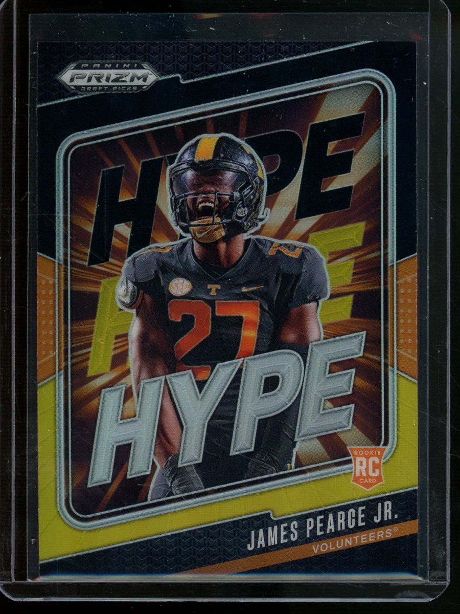 2025 Panini Prizm Draft Picks James Pearce Jr. Hype Rookie /5 Tennessee - Trading Card Market