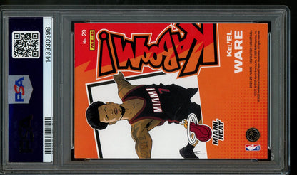 2024 Panini Revolution Kel'el Ware Rookie Kaboom Horizontal PSA 8 Heat - Trading Card Market