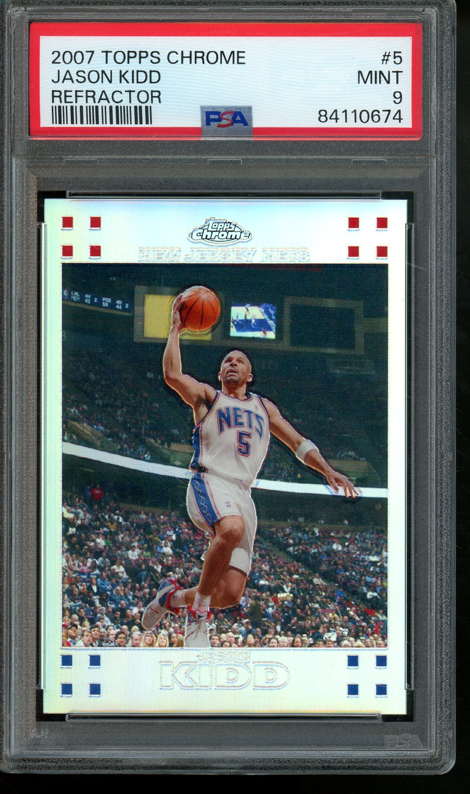 2007 Topps Chrome Jason Kidd Refractor /999 PSA 9 Nets - Trading Card Market