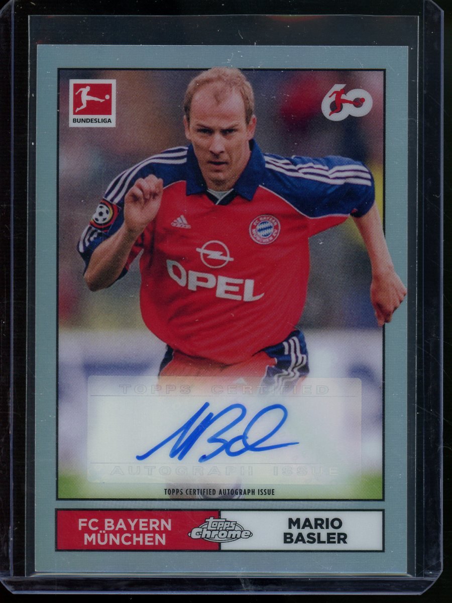 2024 Topps Chrome Mario Basler Refractor Autograph FC Bayern - Trading Card Market
