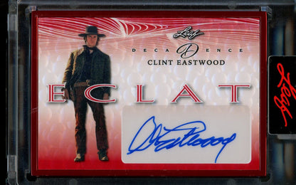 2023 Leaf Decadence Clint Eastwood Eclat Autograph Red /3 - Trading Card Market