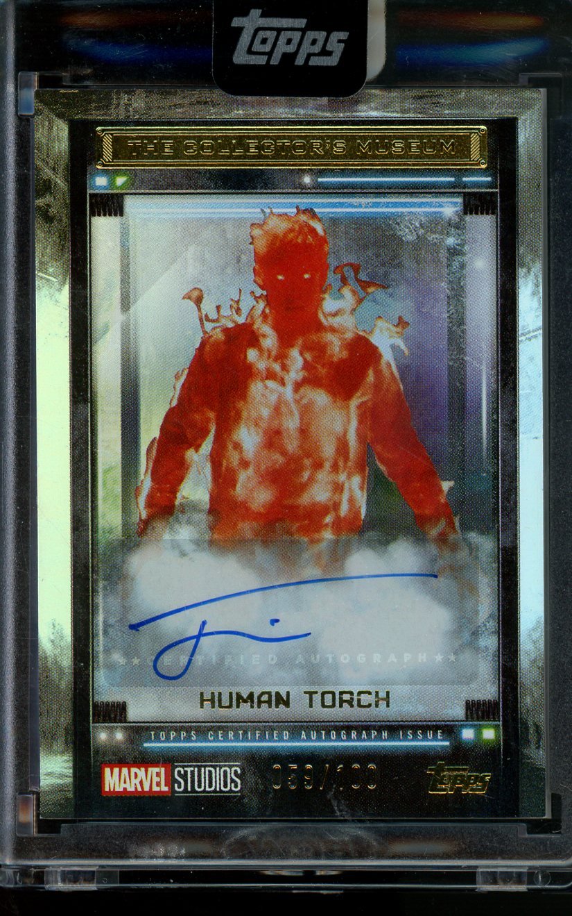 2025 Topps Marvel Joseph Quinn / Human Torch Autograph Refractor /100 - Trading Card Market