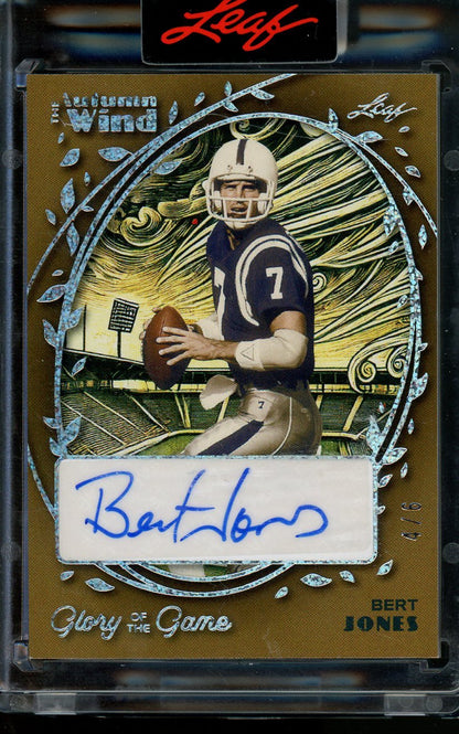 2025 Leaf Glory of the Game Bert Jones Autumn Wind Autograph /6 Colts / Rams - Trading Card Market