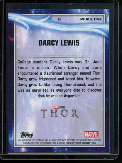2025 Topps Chrome Darcy Lewis Red Refractor /5 Thor - Trading Card Market