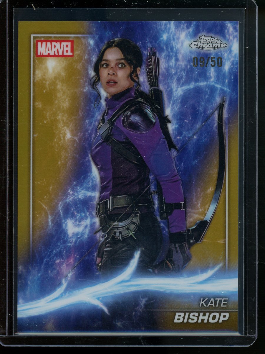2025 Topps Chrome Kate Bishop Gold Refractor /50 Hawkeye - Trading Card Market