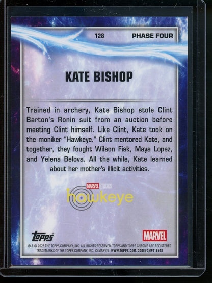 2025 Topps Chrome Kate Bishop Gold Refractor /50 Hawkeye - Trading Card Market