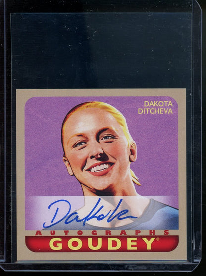 2025 Upper Deck Goodwin Champions Dakota Ditcheva Goudey Autograph UFC - Trading Card Market