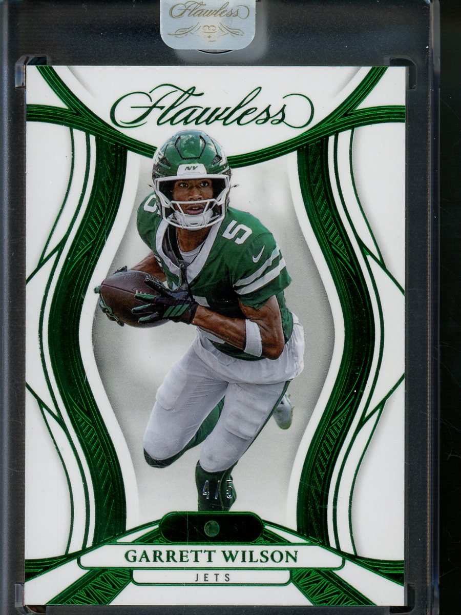 2025 Panini Flawless Garrett Wilson Emerald /5 Jets - Trading Card Market