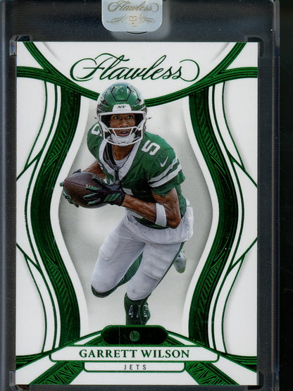 2025 Panini Flawless Garrett Wilson Emerald /5 Jets - Trading Card Market