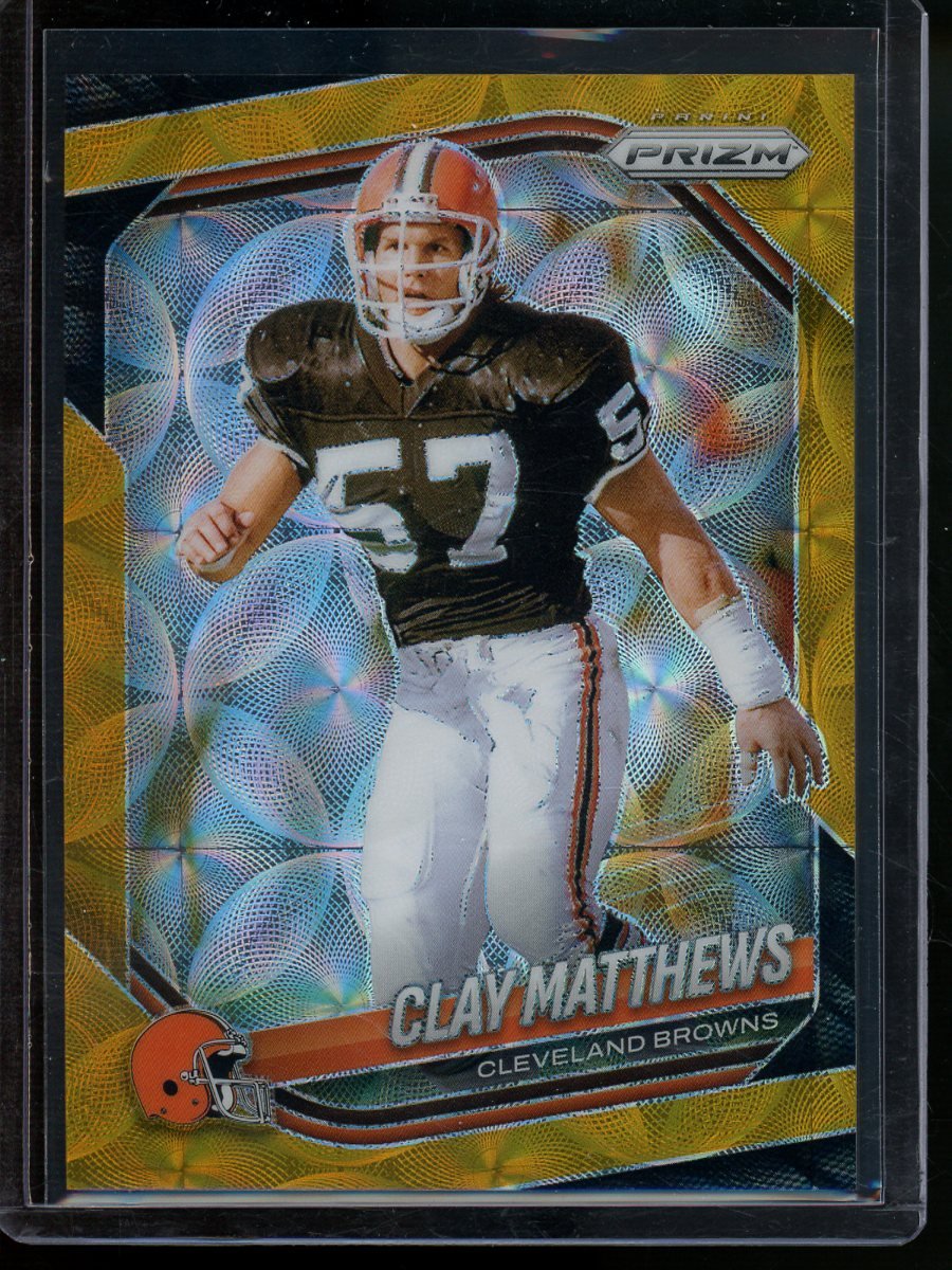 2025 Panini Prizm Clay Matthews Gold Scope /10 Browns - Trading Card Market