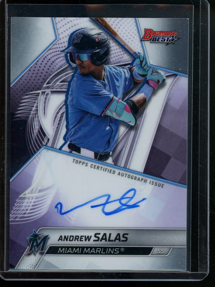 2025 Bowmans Best Andrew Salas Autograph Marlins - Trading Card Market